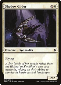 Shadow Glider - Battle for Zendikar - NM