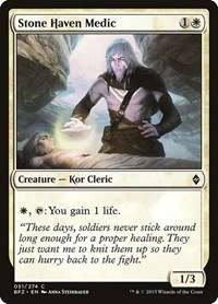 Stone Haven Medic - Battle for Zendikar - NM