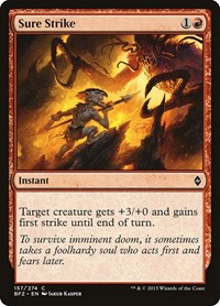 Sure Strike - Battle for Zendikar - NM