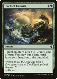 Swell of Growth - Battle for Zendikar - NM