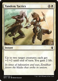 Tandem Tactics - Battle for Zendikar - NM