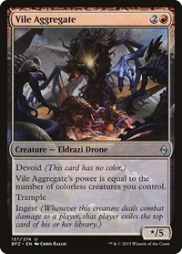 Vile Aggregate - Battle for Zendikar - NM