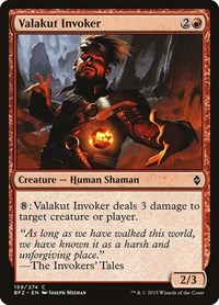 Valakut Invoker - Battle for Zendikar - NM