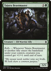 Tajuru Beastmaster - Battle for Zendikar - NM