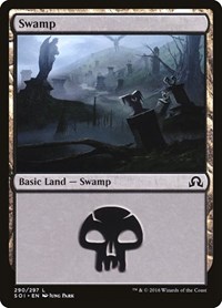 Swamp (290) - Shadows over Innistrad - NM