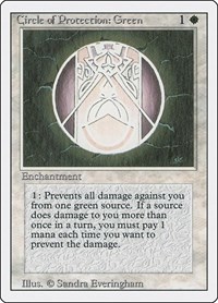 Circle of Protection: Green - Revised Edition - NM