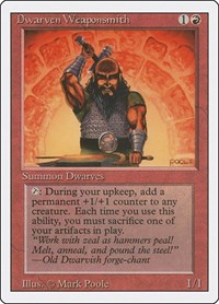 Dwarven Weaponsmith - Revised Edition - NM
