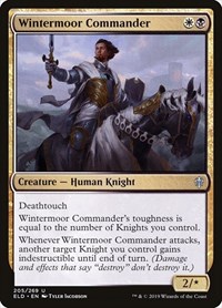Wintermoor Commander - Throne of Eldraine - NM