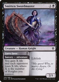 Smitten Swordmaster - Throne of Eldraine - NM