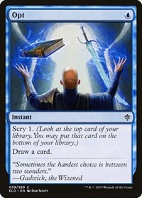 Opt - Throne of Eldraine - NM
