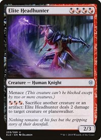 Elite Headhunter - Throne of Eldraine - NM