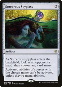 Sorcerous Spyglass - Throne of Eldraine - NM