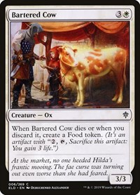 Bartered Cow - Throne of Eldraine - NM