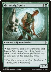 Garenbrig Squire - Throne of Eldraine - NM