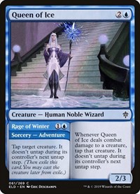Queen of Ice - Throne of Eldraine - NM
