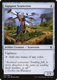 Signpost Scarecrow - Throne of Eldraine - NM