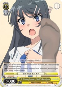 A Strong Impact, Mai Sakurajima - Rascal Does Not Dream of Bunny Girl Senpai - NM