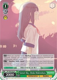 Sunset Sky, Shoko Makinohara - Rascal Does Not Dream of Bunny Girl Senpai - NM