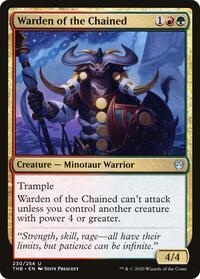 Warden of the Chained - Theros: Beyond Death - NM