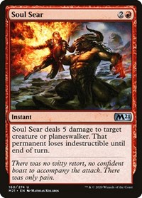 Soul Sear - Core Set 2021 - NM
