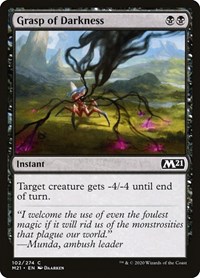 Grasp of Darkness - Core Set 2021 - NM