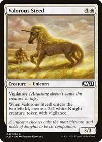 Valorous Steed - Core Set 2021 - NM