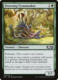 Drowsing Tyrannodon - Core Set 2021 - NM
