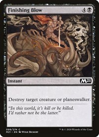 Finishing Blow - Core Set 2021 - NM
