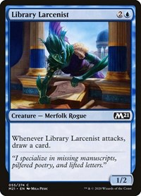 Library Larcenist - Core Set 2021 - NM