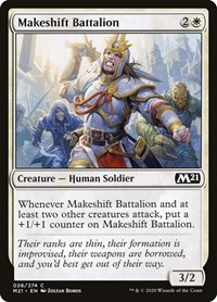 Makeshift Battalion - Core Set 2021 - NM