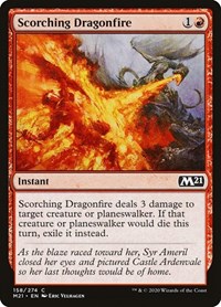 Scorching Dragonfire - Core Set 2021 - NM