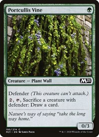 Portcullis Vine - Core Set 2021 - NM