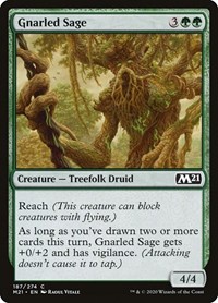 Gnarled Sage - Core Set 2021 - NM