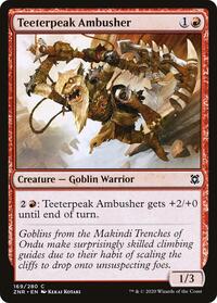 Teeterpeak Ambusher - Zendikar Rising - NM