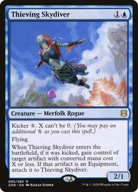 Thieving Skydiver - Zendikar Rising - NM