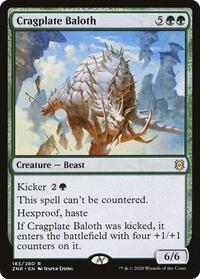 Cragplate Baloth - Zendikar Rising - NM