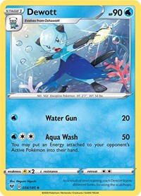 Dewott - SWSH04: Vivid Voltage - NM