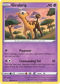 Girafarig - SWSH04: Vivid Voltage - NM