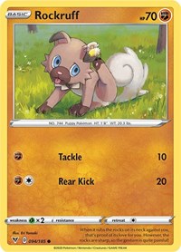 Rockruff - SWSH04: Vivid Voltage - NM