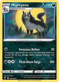 Mightyena - SWSH04: Vivid Voltage - NM