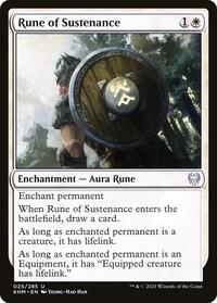Rune of Sustenance - Kaldheim - NM