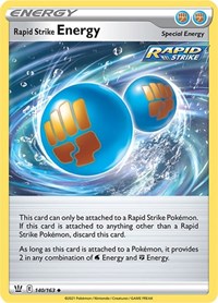 Rapid Strike Energy - SWSH05: Battle Styles - NM