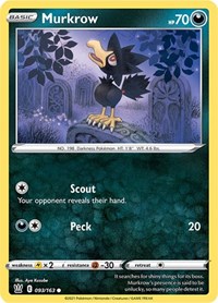 Murkrow - SWSH05: Battle Styles - NM