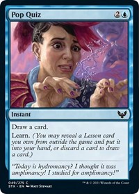 Pop Quiz - Strixhaven: School of Mages - NM