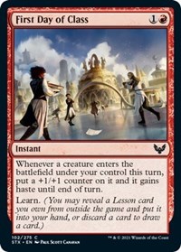 First Day of Class - Strixhaven: School of Mages - NM