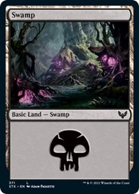 Swamp (371) - Strixhaven: School of Mages - NM