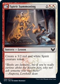 Spirit Summoning - Strixhaven: School of Mages - NM
