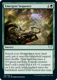 Emergent Sequence - Strixhaven: School of Mages - NM