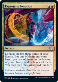 Expressive Iteration - Strixhaven: School of Mages - NM