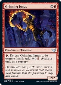 Grinning Ignus - Strixhaven: School of Mages - NM